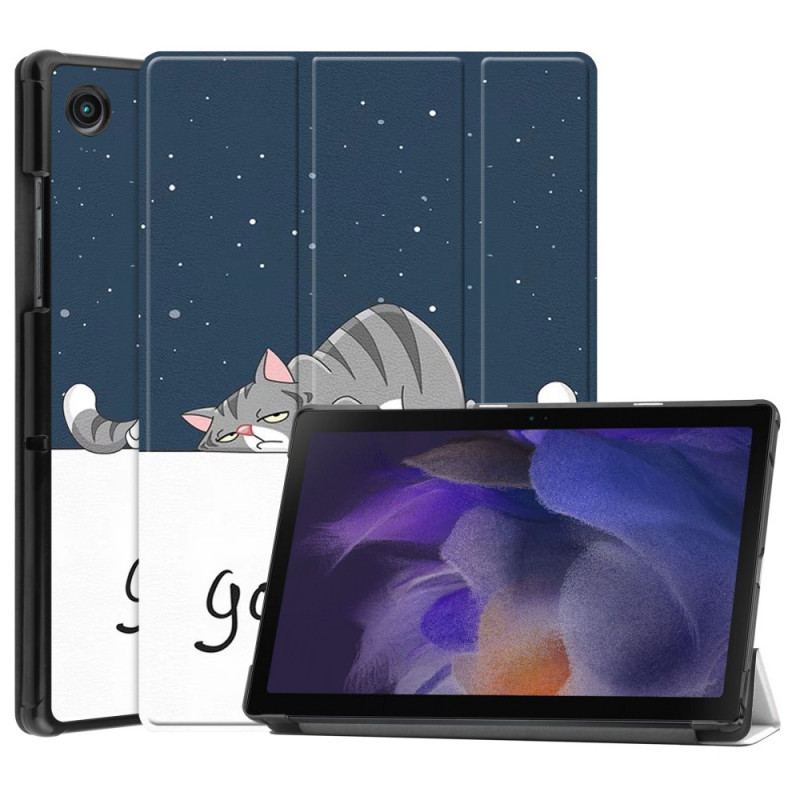 Capa De Celular Para Samsung Galaxy Tab A8 (2021) Gato Adormecido Aprimorado