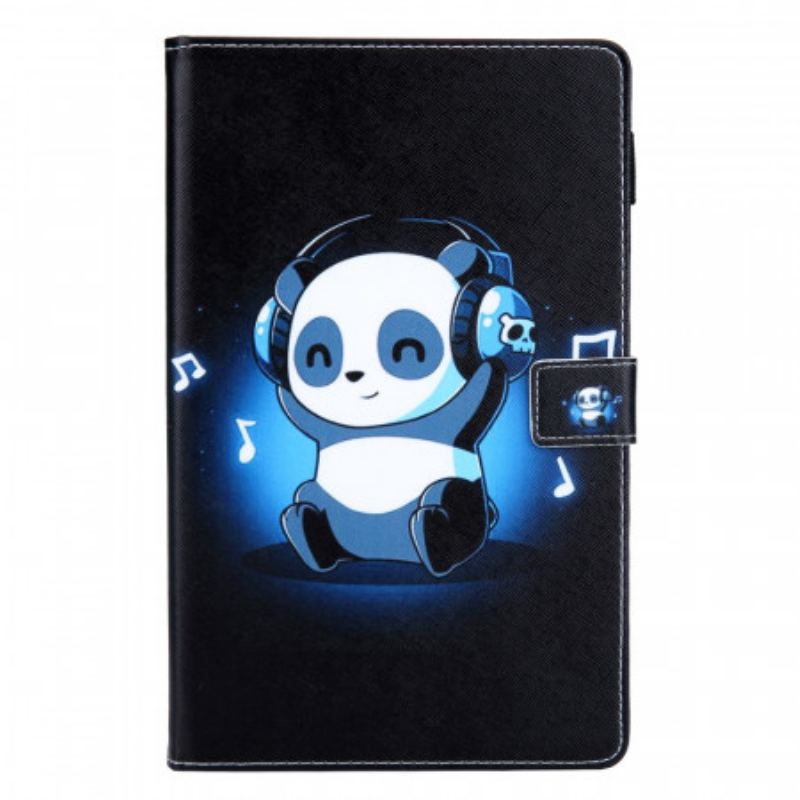 Capa Flip Para Samsung Galaxy Tab A8 (2021) Funky Panda