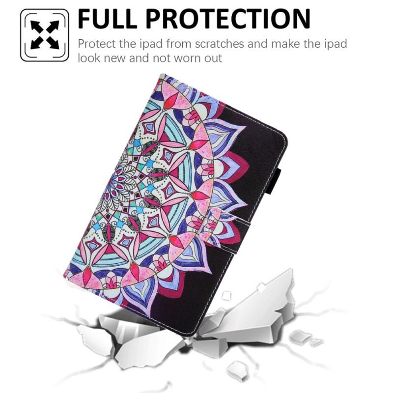 Capa Flip Para Samsung Galaxy Tab A8 (2021) Mandala Gráfica