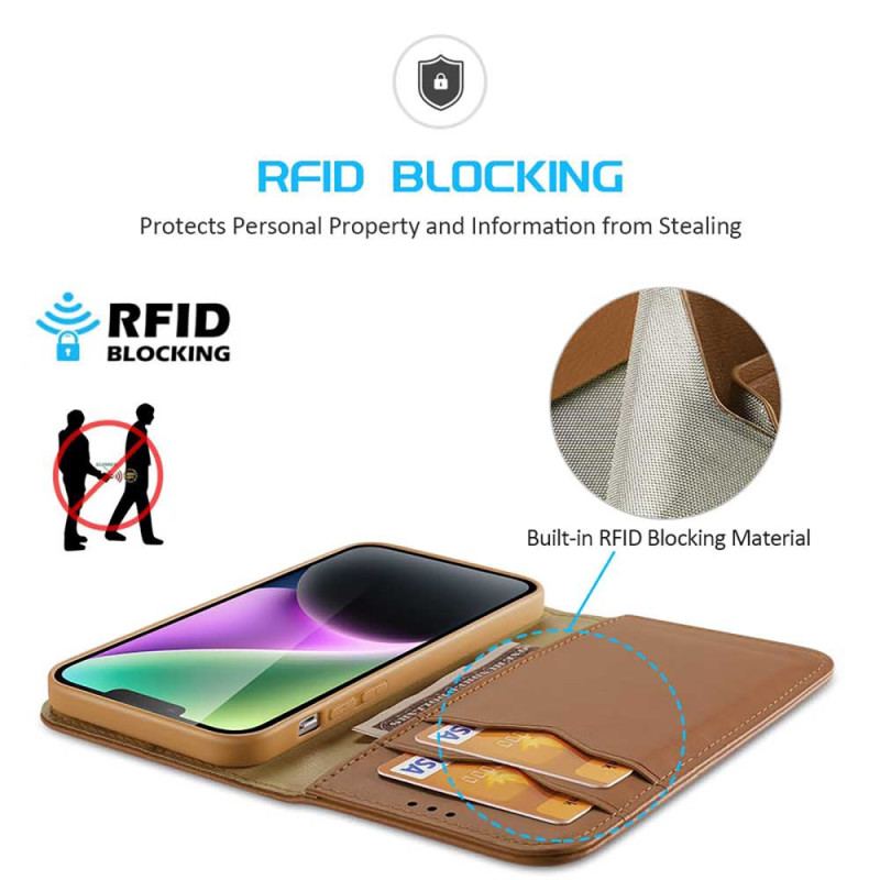 Capa De Celular Para iPhone 15 Plus Flip Série Hivo Dux Ducis