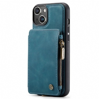 Capa De Celular Para iPhone 15 Plus Capa Tipo Carteira Estilo Carteira Caseme