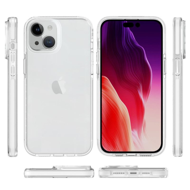 Capa De Celular Para iPhone 15 Plus Translúcido
