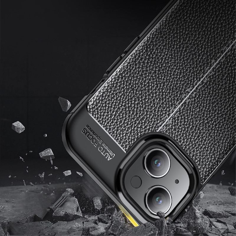 Capa Para iPhone 15 Plus Linha Dupla