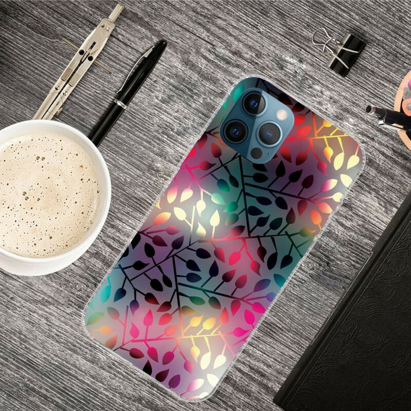 Capa De Celular Para iPhone 13 Pro Max Folhas