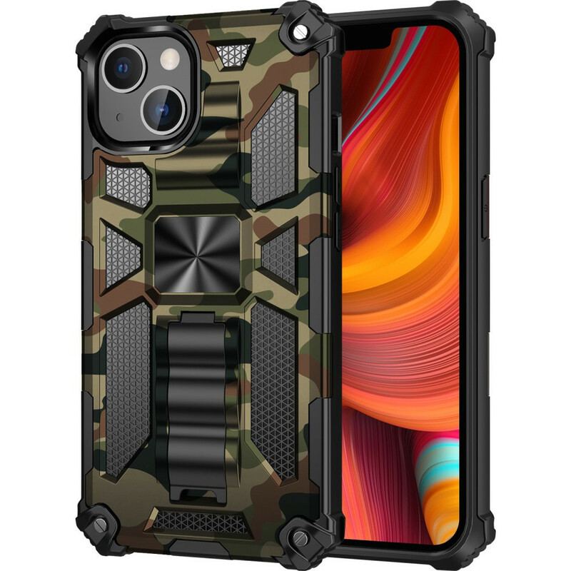 Capa De Celular Para iPhone 13 Pro Max Suporte Removível De Camuflagem