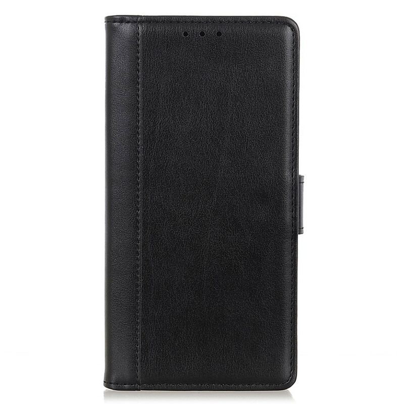 Capa De Couro Para iPhone 13 Pro Max Estilo De Couro