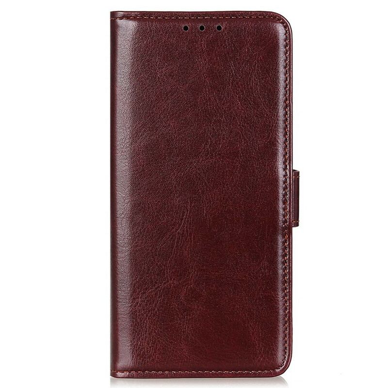 Capa Folio Para iPhone 13 Pro Max Refinamento De Couro Sintético