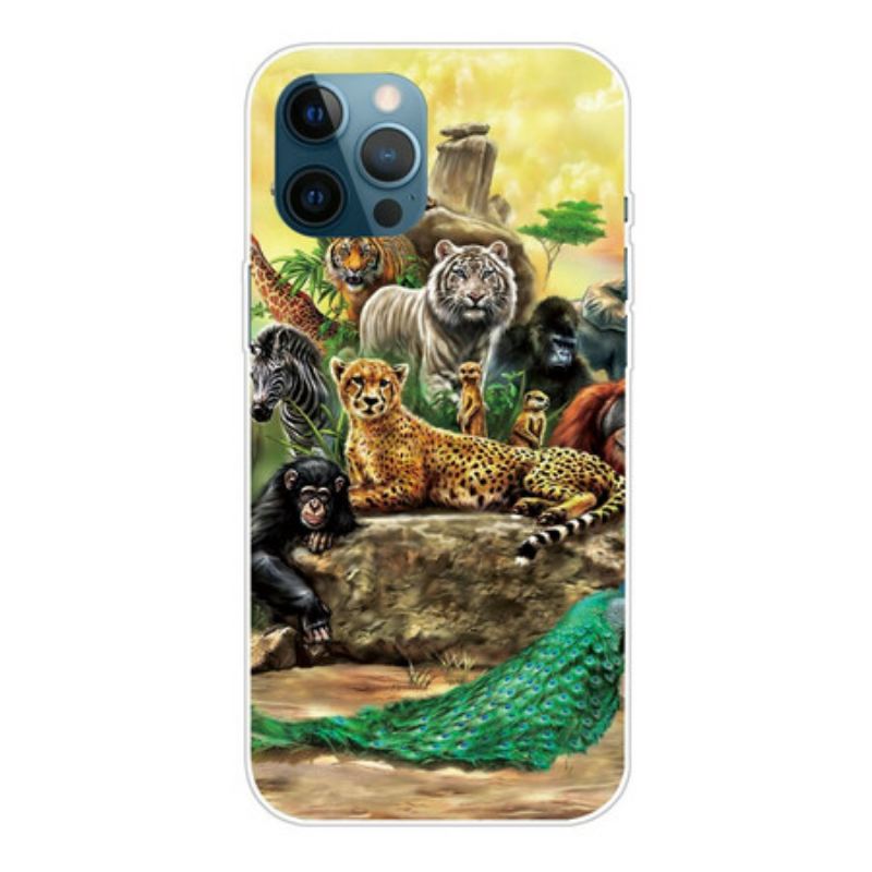 Capa Para iPhone 13 Pro Max Animais Do Safári