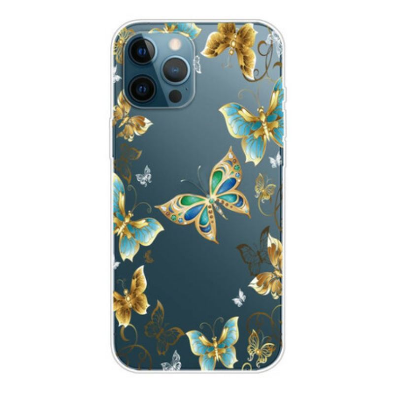 Capa Para iPhone 13 Pro Max Borboletas