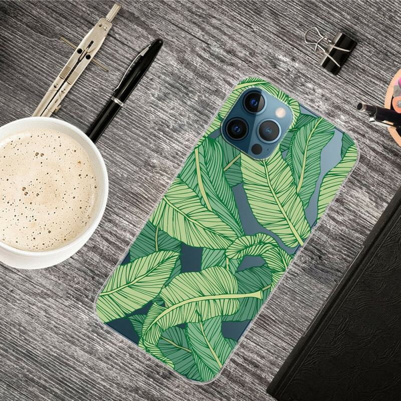 Capa Para iPhone 13 Pro Max Folhagem