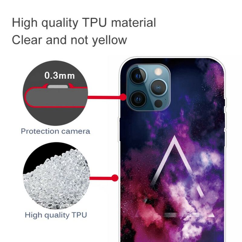 Capa Para iPhone 13 Pro Max Geometria Flexível