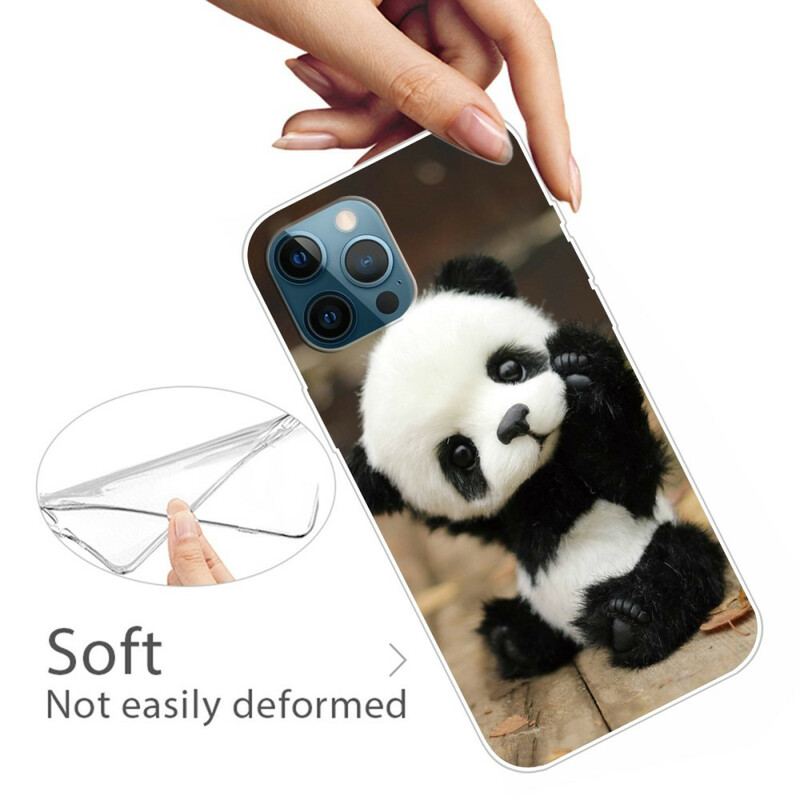 Capa Para iPhone 13 Pro Max Panda Flexível