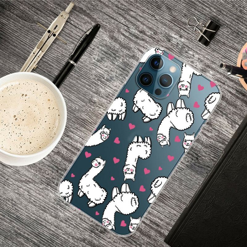 Capa Para iPhone 13 Pro Max Top Lhamas