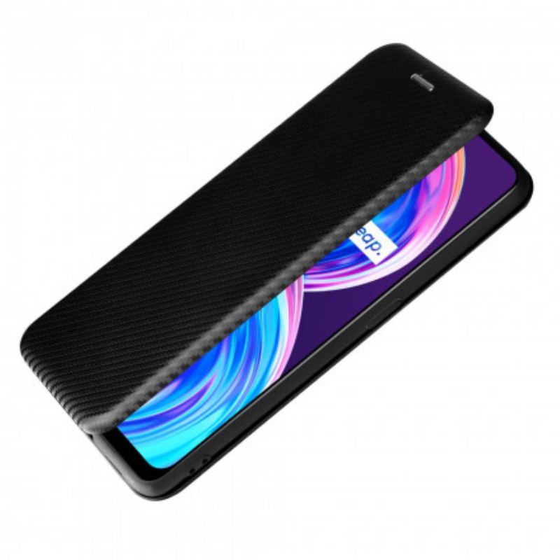 Capa De Celular Para Realme 8 / 8 Pro Flip Silicone De Carbono Colorido
