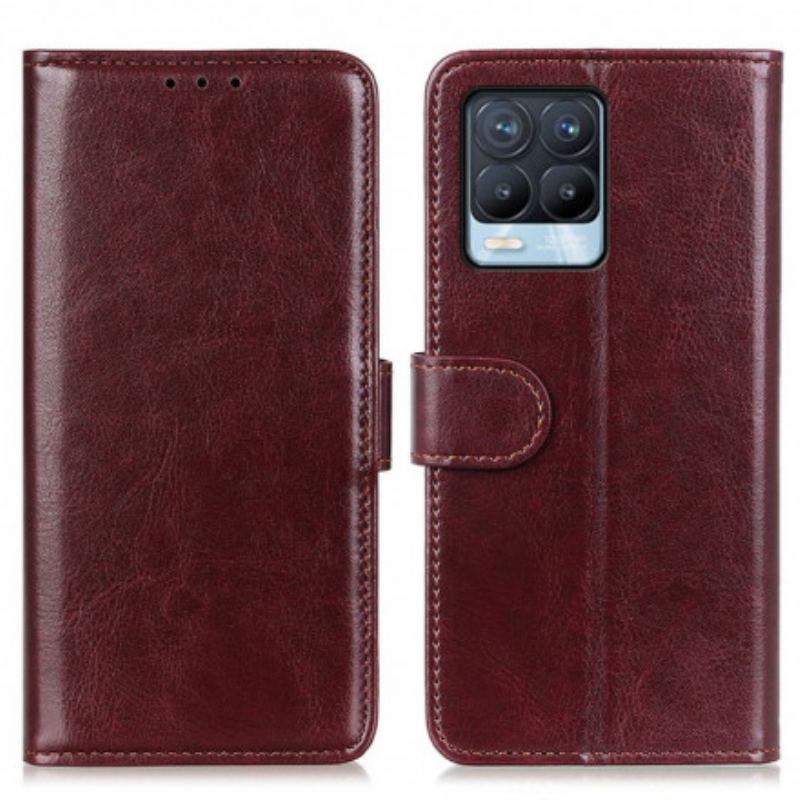 Capa De Couro Para Realme 8 / 8 Pro Frozen Finesse