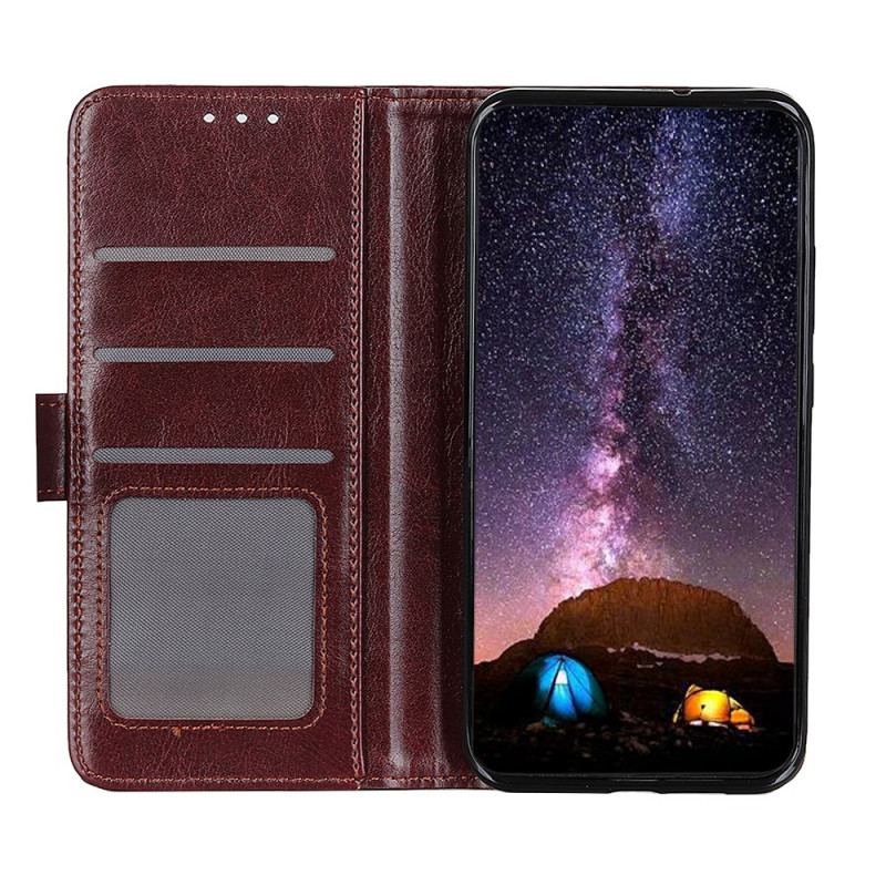 Capa De Couro Para Oppo Find X5 Lite Frozen Finesse