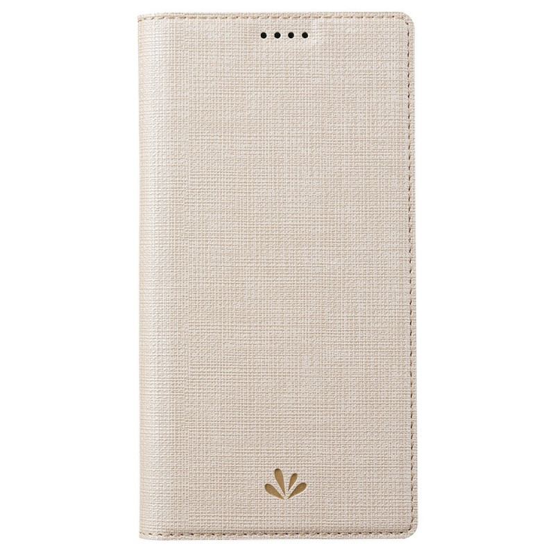 Capa De Couro Para Oppo Find X5 Lite Vili Textura De Tecido