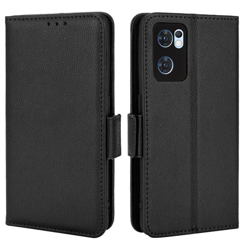 Capa Flip Para Oppo Find X5 Lite De Couro Aba Dupla Novas Cores
