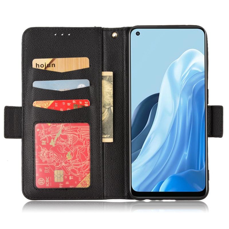 Capa Flip Para Oppo Find X5 Lite De Couro Aba Dupla Novas Cores