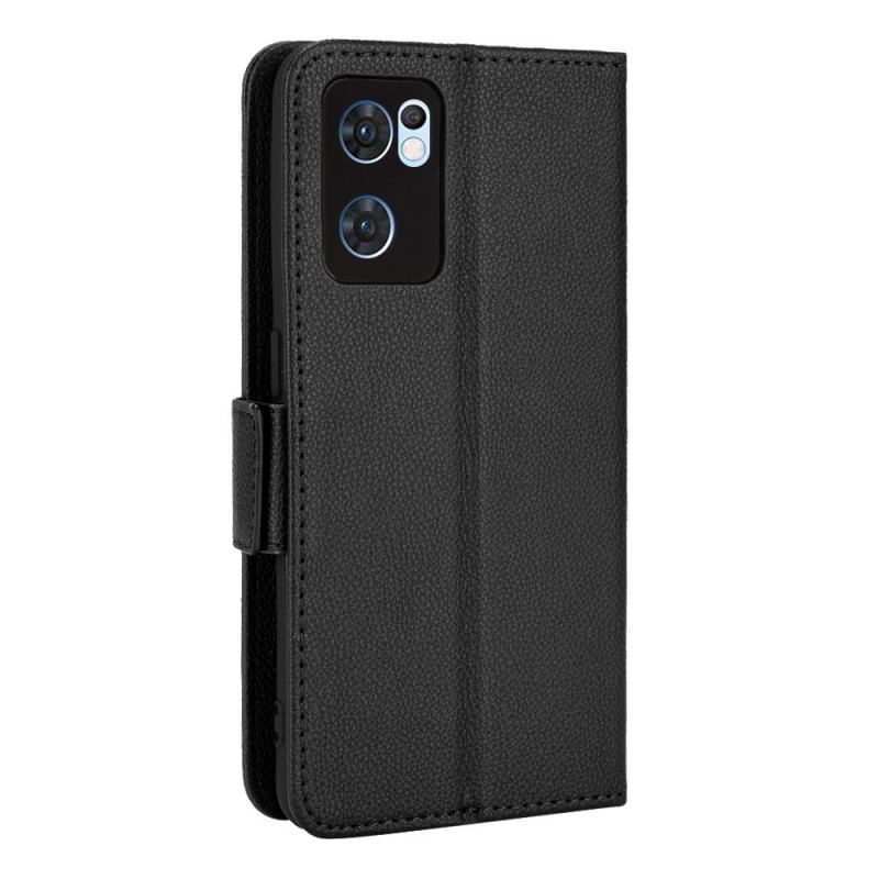 Capa Flip Para Oppo Find X5 Lite De Couro Aba Dupla Novas Cores