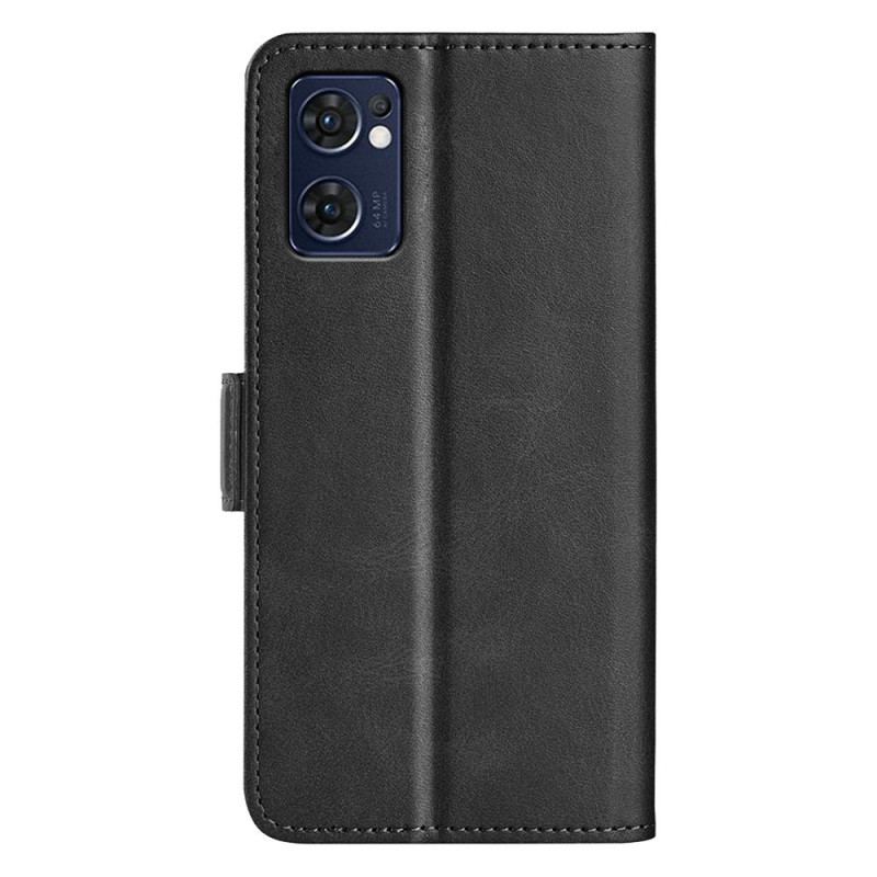 Capa Flip Para Oppo Find X5 Lite Fecho Duplo