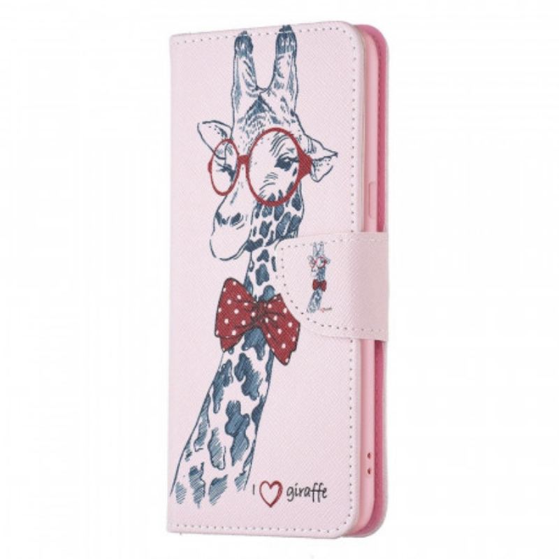 Capa Flip Para Oppo Find X5 Lite Girafa Inteligente