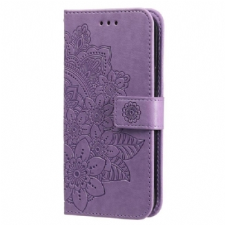 Capa Flip Para Oppo Find X5 Lite Mandala Com Cordão