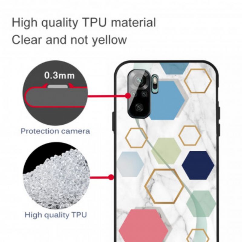 Capa De Celular Para Xiaomi Redmi Note 10 / 10S Mármore Premium