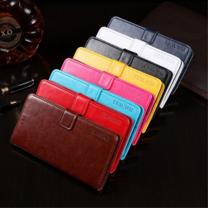 Capa De Couro Para Xiaomi Redmi Note 10 / 10S Imitação De Couro Idewei