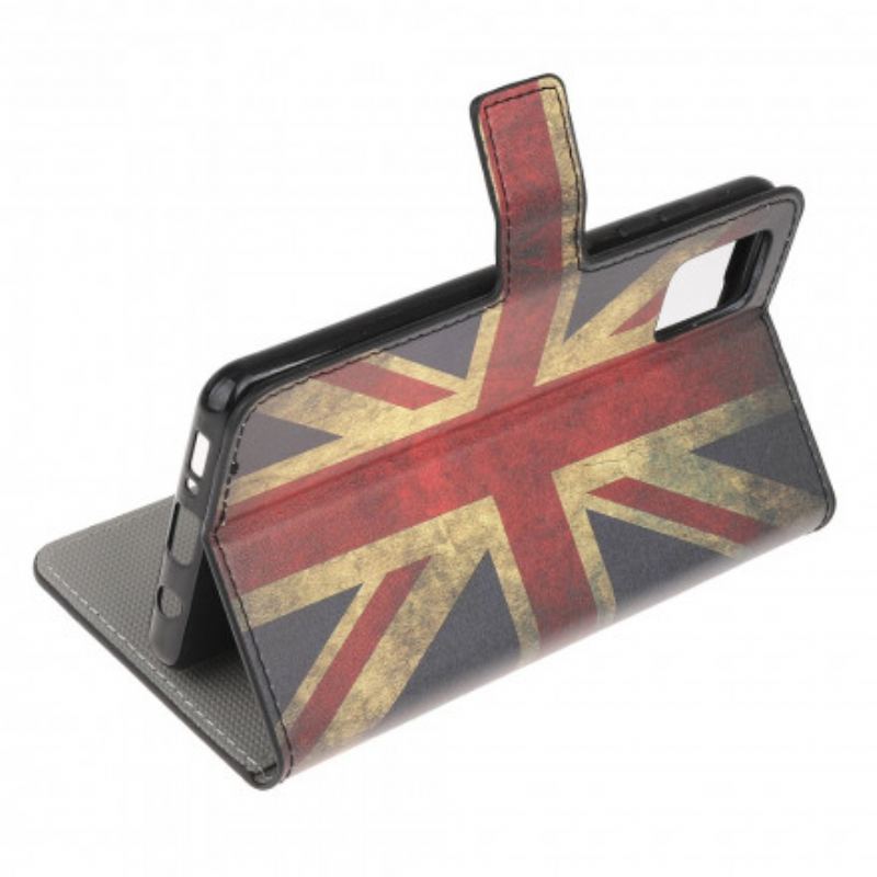 Capa Folio Para Xiaomi Redmi Note 10 / 10S Bandeira Da Inglaterra