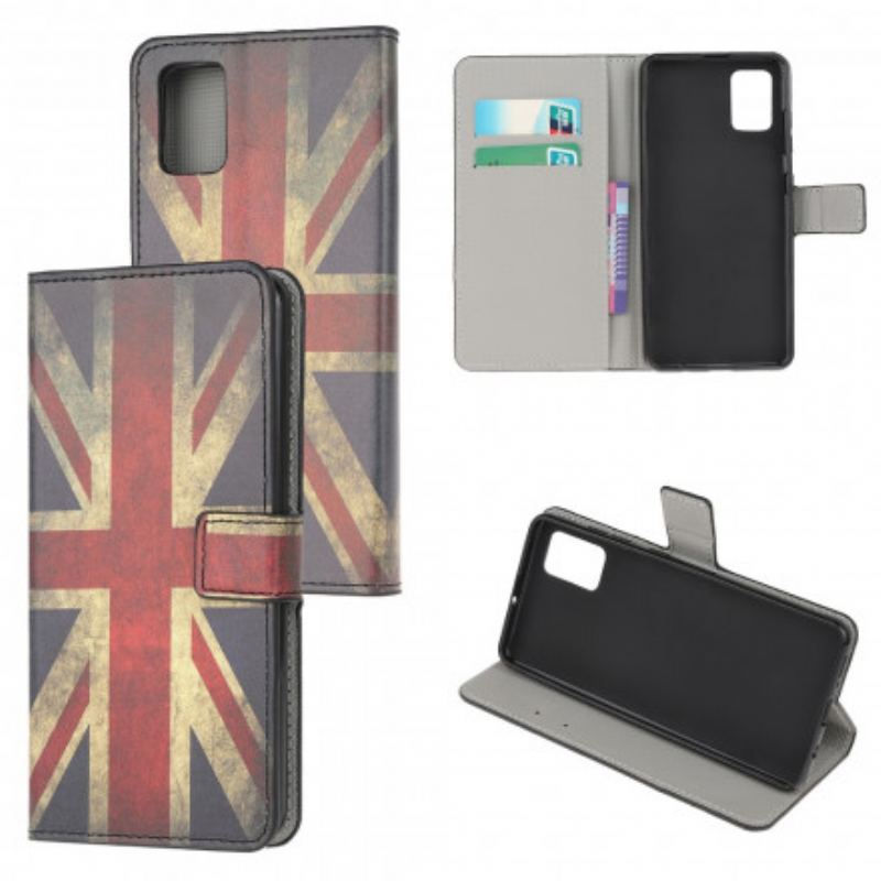 Capa Folio Para Xiaomi Redmi Note 10 / 10S Bandeira Da Inglaterra