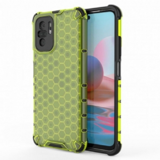 Capa Para Xiaomi Redmi Note 10 / 10S Estilo Favo De Mel