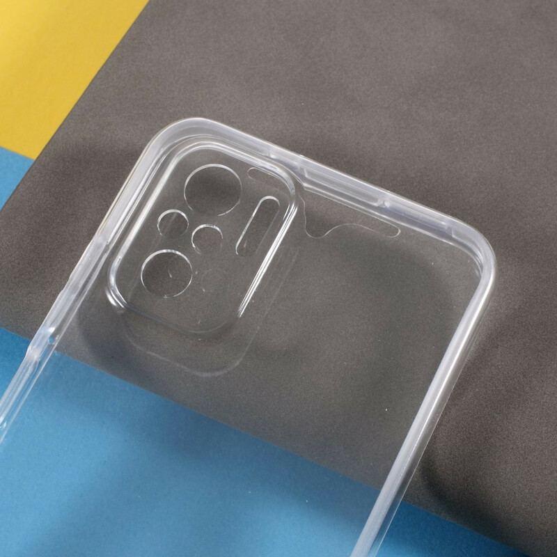 Capa Para Xiaomi Redmi Note 10 / 10S Frente Transparente Traseira