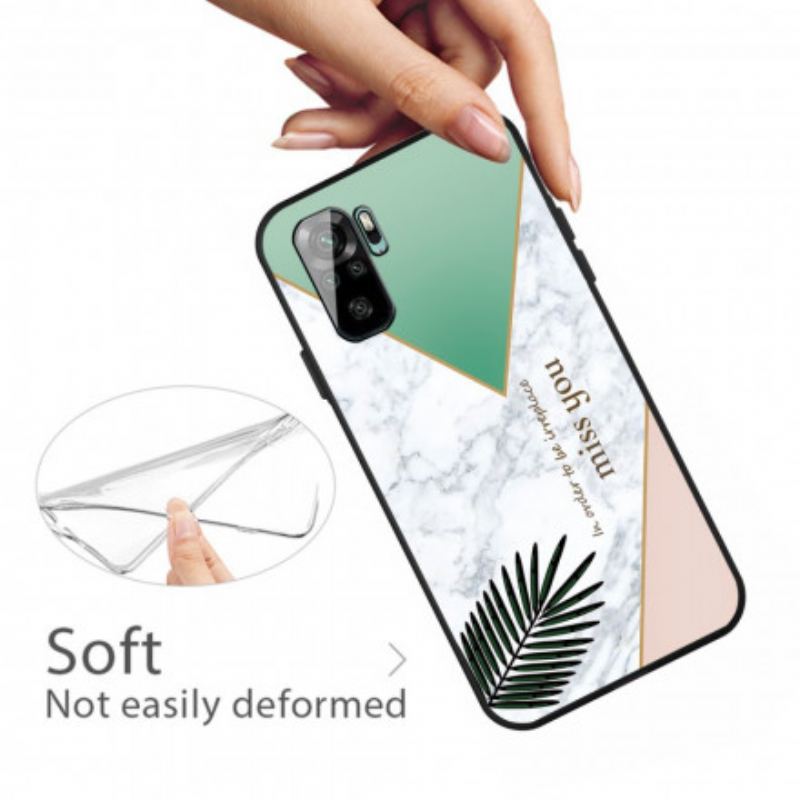 Capa Para Xiaomi Redmi Note 10 / 10S Mármore Estilizado