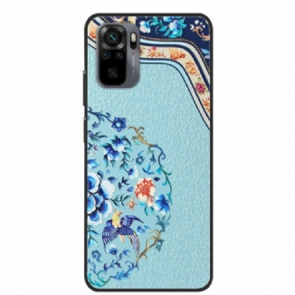 Capa Para Xiaomi Redmi Note 10 / 10S Pássaro E Flor
