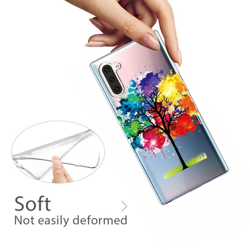 Capa De Celular Para Samsung Galaxy Note 10 Árvore Aquarela Perfeita