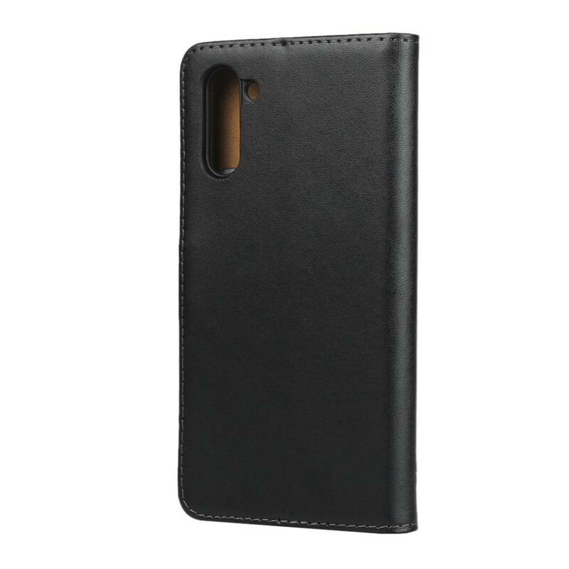 Capa De Couro Para Samsung Galaxy Note 10 Convite De Couro Genuíno