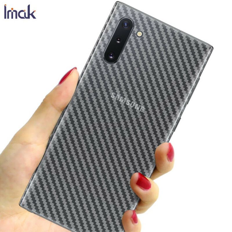 Película Protetora Traseira Para Samsung Galaxy Note 10 Carbon Imak