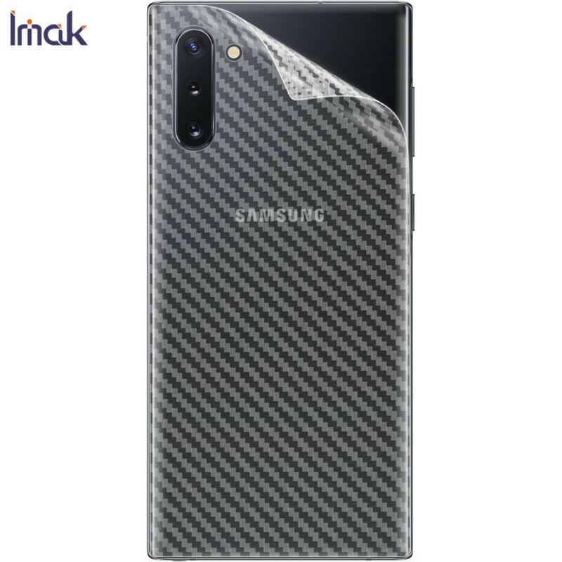 Película Protetora Traseira Para Samsung Galaxy Note 10 Carbon Imak