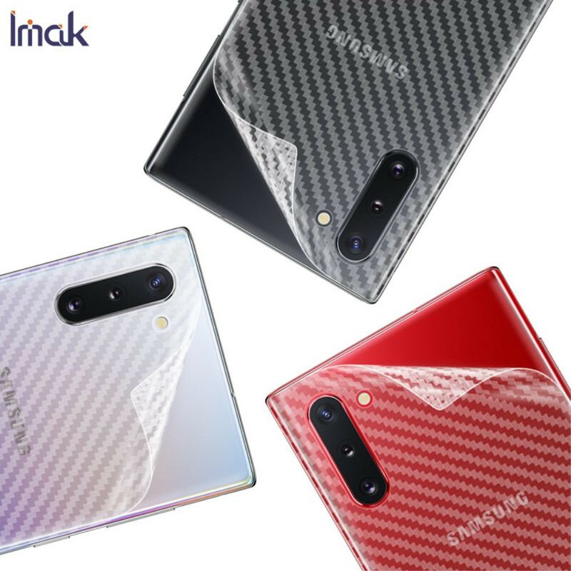 Película Protetora Traseira Para Samsung Galaxy Note 10 Carbon Imak