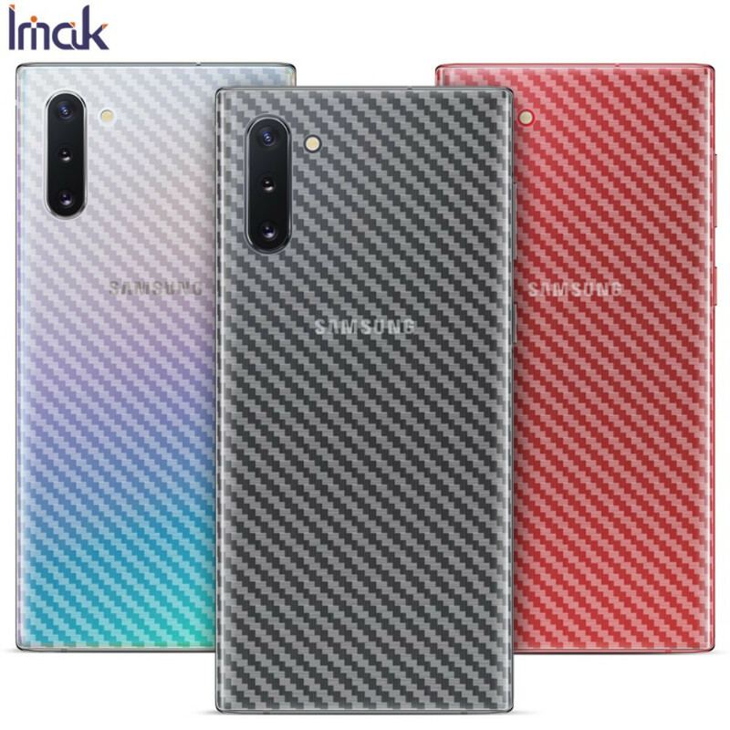 Película Protetora Traseira Para Samsung Galaxy Note 10 Carbon Imak