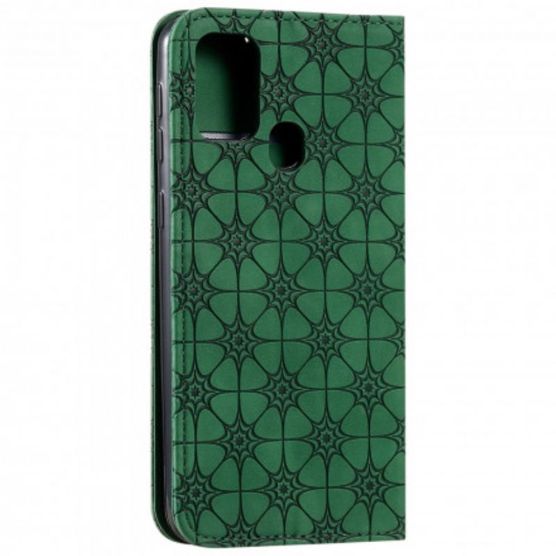 Capa De Celular Para Samsung Galaxy M31 Flip Flores Barrocas