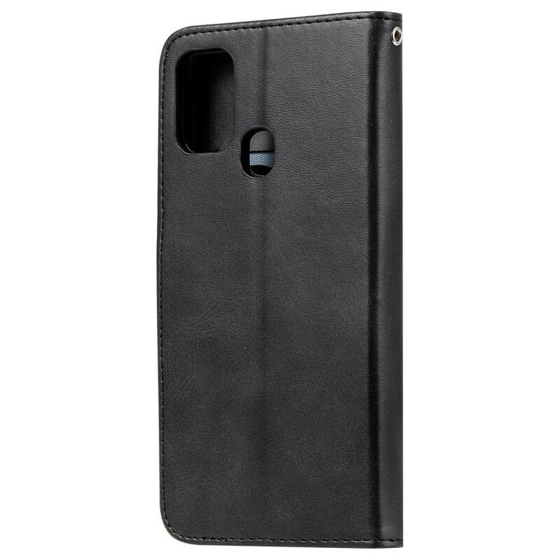 Capa Flip Para Samsung Galaxy M31 Porta-moedas Vintage
