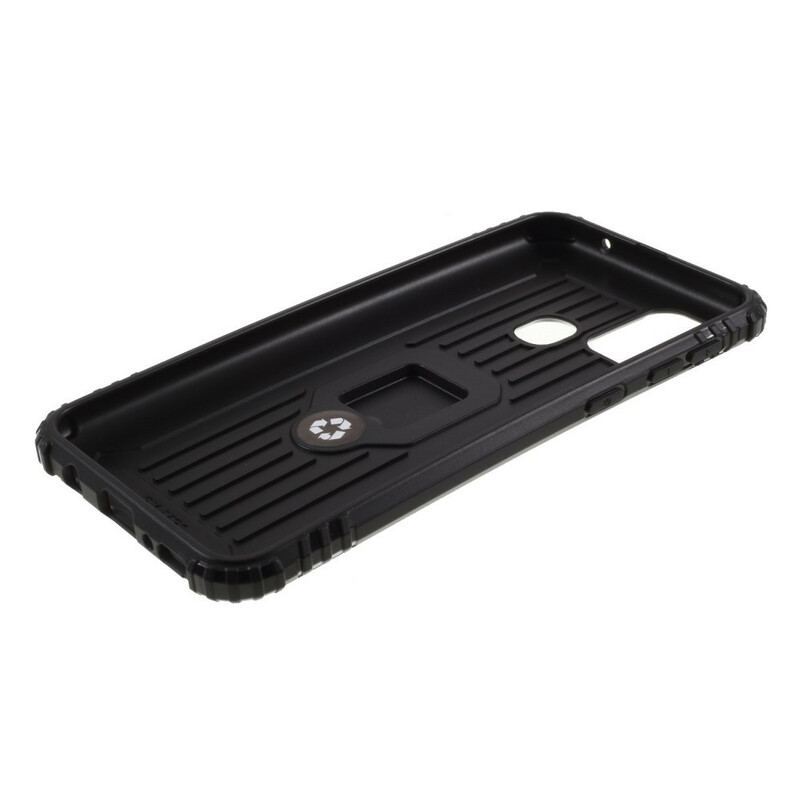 Capa Para Samsung Galaxy M31 Anel E Fibra De Carbono