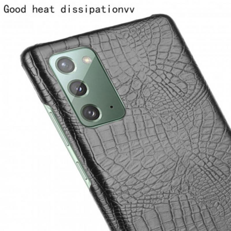 Capa Para Samsung Galaxy M31 Efeito Pele De Crocodilo