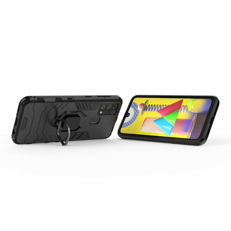 Capa Para Samsung Galaxy M31 Resistente A Anel