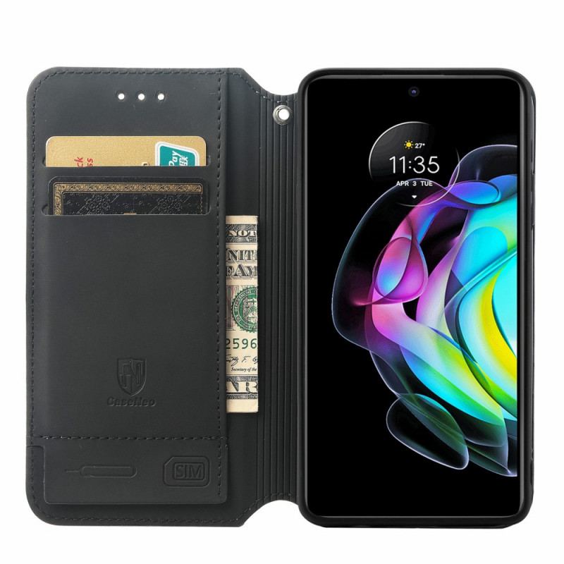Capa De Celular Para Motorola Edge 20 Flip Padrão Colorido Surpreendente