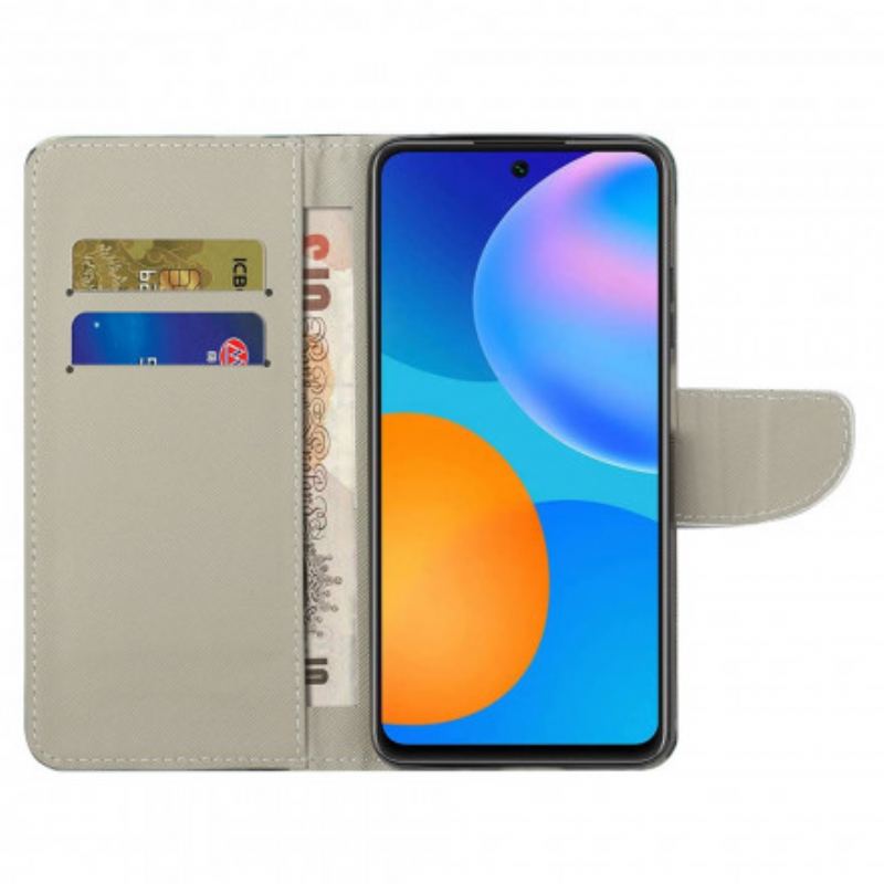 Capa Folio Para Motorola Edge 20 Mantenha A Calma E Brilhe