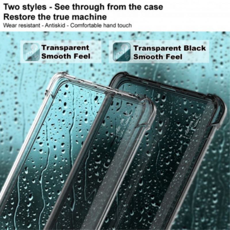 Capa Para Motorola Edge 20 Transparente Com Filme De Tela Imak