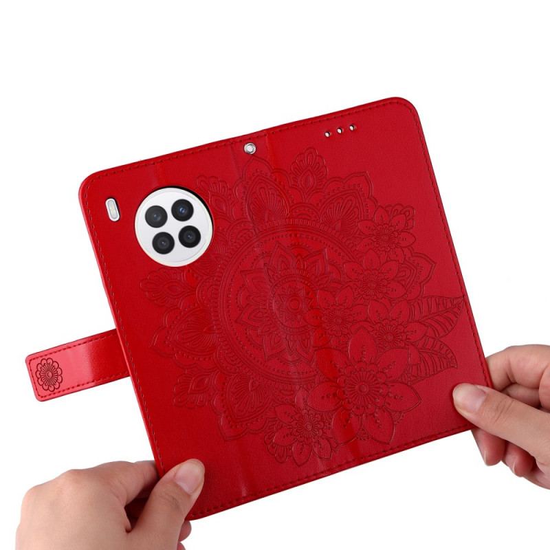 Capa Flip Para Huawei Nova 8i Mandala